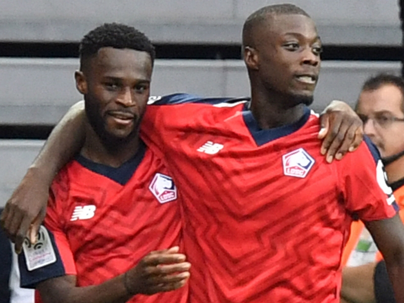 Arsenal target Nicolas Pepe seals Lille's win over Saint-Etienne