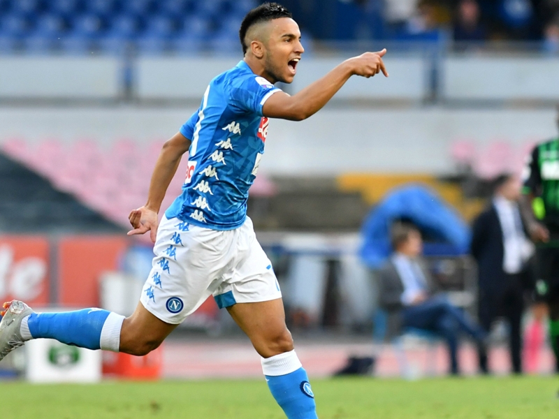 Adam Ounas opens Serie A goal account in Napoli's win over Sassuolo