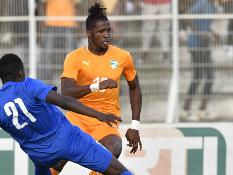 Injured Wilfried Zaha returns to Crystal Palace from Cote d'Ivoire duty