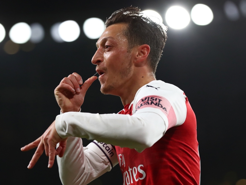 Proud captain Ozil revels in Arsenal's 'sexy football'