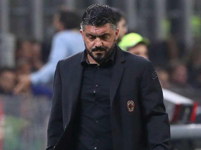 Milan 'fragility' a worry for Gattuso after Europa League defeat