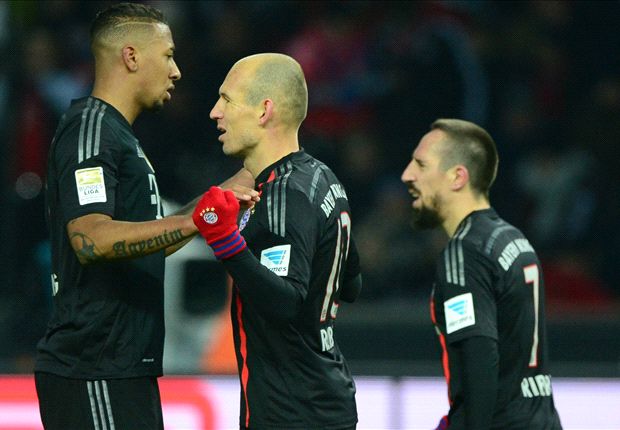 Robben fue el único que le acertó al arco en el equipo bávaro.