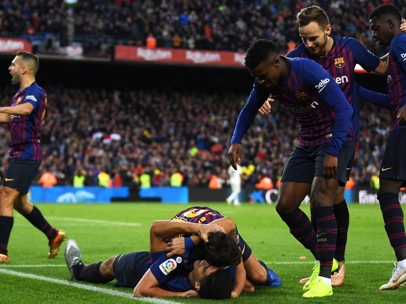 Clasico thrashing without Messi a 'great achievement', says Busquets