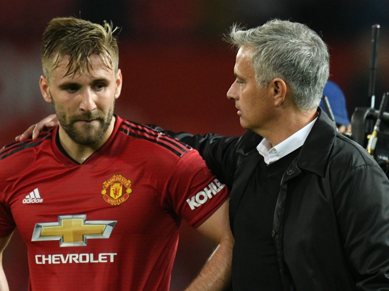 Shaw appears to poke fun at Mourinho-Pogba rift with cheeky Twitter post