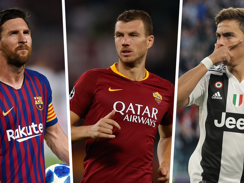 Champions League top scorers 2018-19: Lewandowski, Dzeko & Messi lead the way
