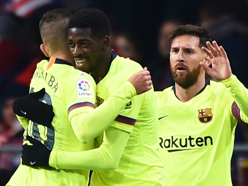 Barcelona boss Valverde praises Messi-Dembele partnership