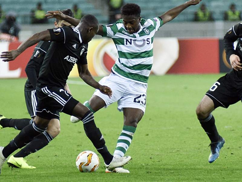 Abdoulaye Diaby's brace helps Sporting Lisbon decimate Qarabag