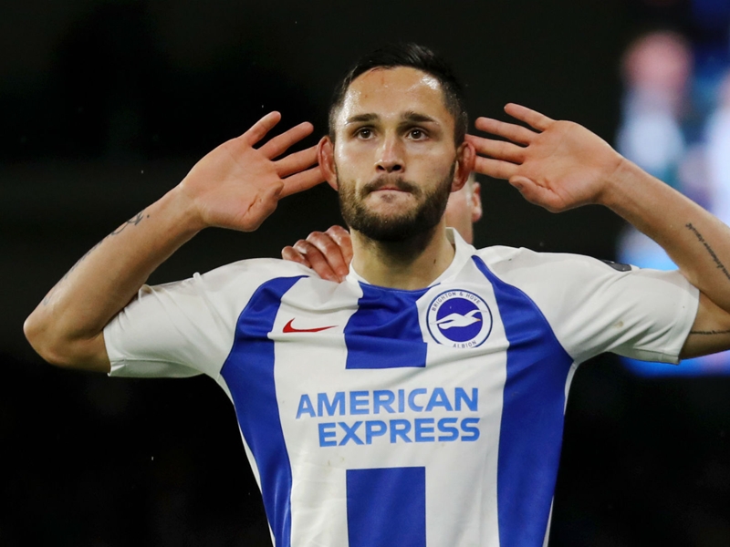 Brighton and Hove Albion 3 Crystal Palace 1: Ten-man Seagulls seal derby triumph