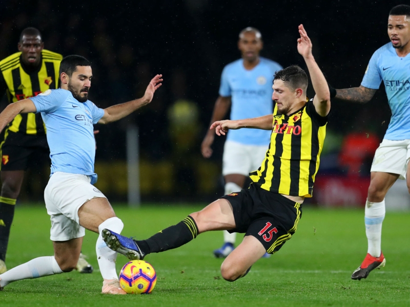 City can't always play fantasy football, says Kompany as the champions beat Watford