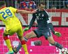 Which goalkeeper has the best save percentage in Europe this season?
