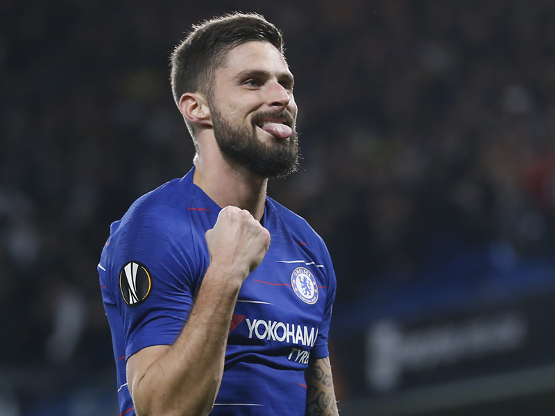 Un sublime coup franc de Giroud offre le nul à Chelsea face à Vidi Un sublime coup franc de Giroud offre le nul à Chelsea face à Vidi