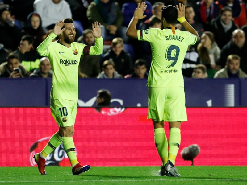 Levante 0 Barcelona 5: Marvellous Messi banishes ghosts of last season