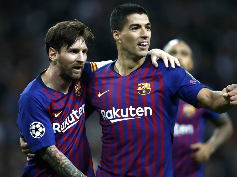 Messi and Suarez the world's best strike partnership, says Pique