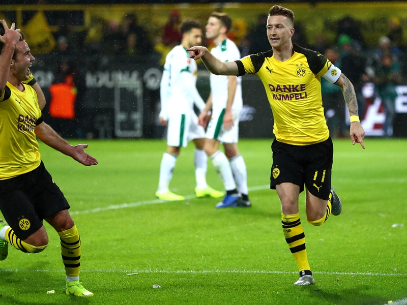 Favre pleased with Reus' form for Dortmund