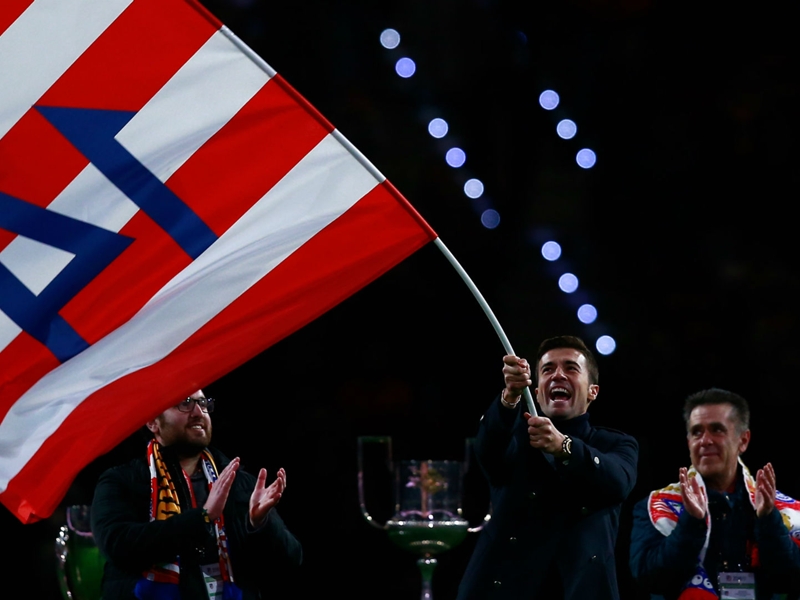 Atletico Madrid pay tribute to former captain Gabi