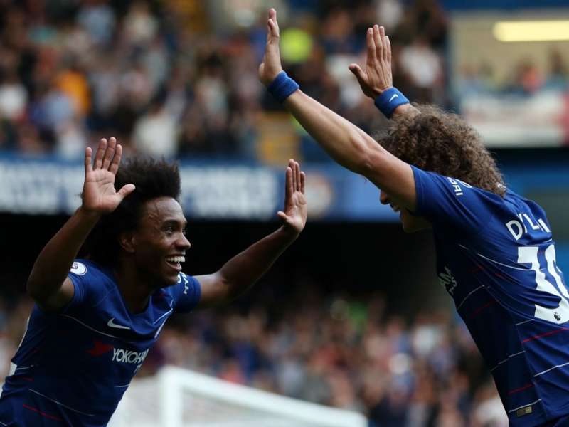 Willian hoping David Luiz stays at Chelsea