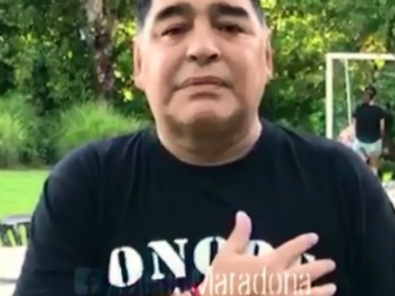 Diego Maradona hospitalisé à Buenos Aires Diego Maradona hospitalisé à Buenos Aires