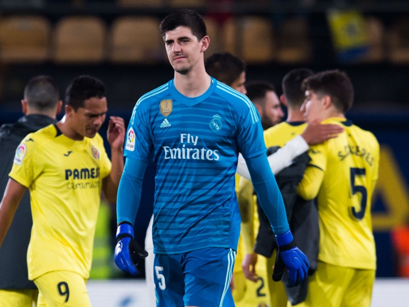 Courtois rues Madrid's missed chances in Villarreal draw