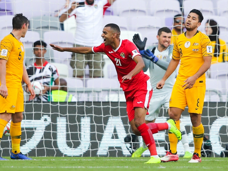 Australia 0 Jordan 1: Champions stunned in Group B opener