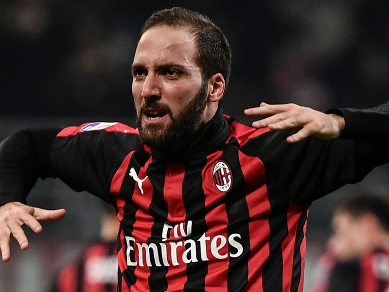 AC Milan, Gonzalo Higuain sur le banc pour le match de Supercoupe contre la Juve