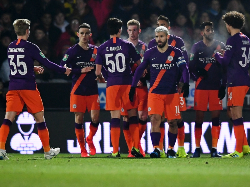 Burton Albion 0 Manchester City 1 (0-10 agg): Holders coast through to clinch Wembley return