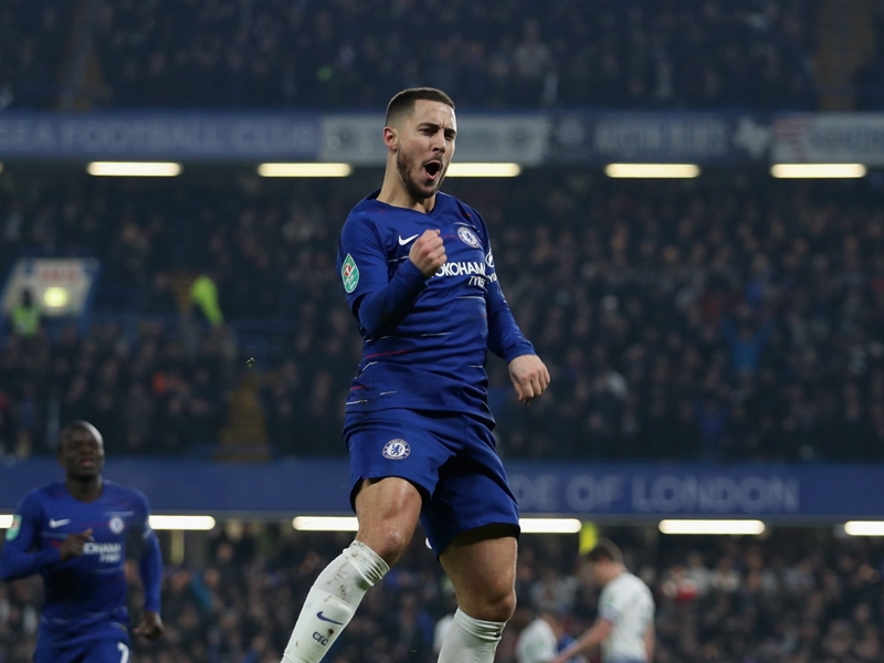 Chelsea 2 Tottenham 1 (2-2 agg, 4-2 on penalties): Blues advance to EFL Cup final