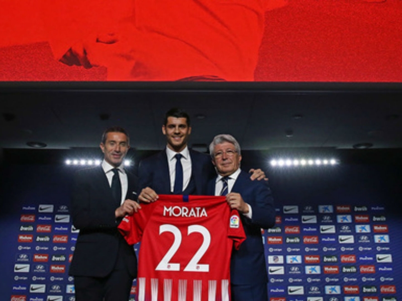 VIDÉO - Morata officiellement présenté à l'Atlético de Madrid