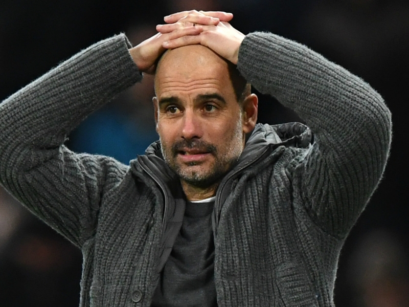 Man City not in same bracket as Barca, Madrid and Bayern, says Guardiola