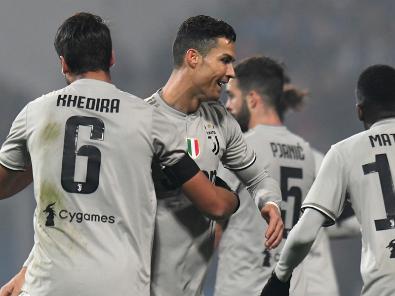 Sassuolo-Juventus 0-3, Ronaldo et la Juve font le travail