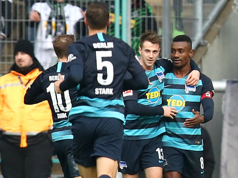 Hertha Berlin's Salomon Kalou stars in Borussia Dortmund loss