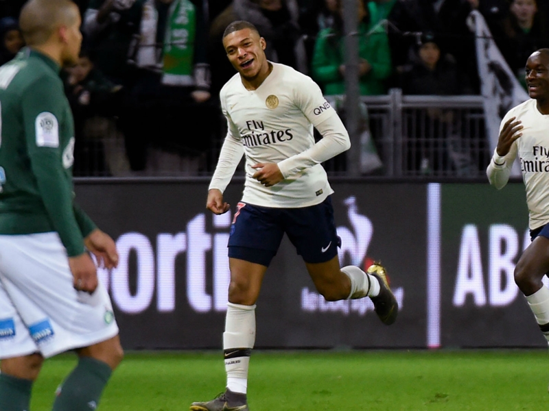 Saint-Etienne-PSG (0-1), Mbappé libère un PSG sans mordant
