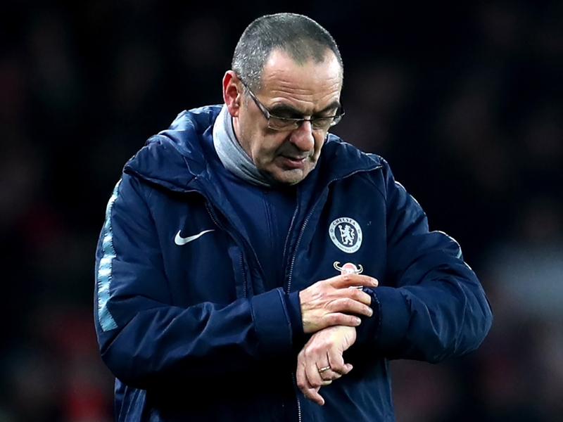 Chelsea - Maurizio Sarri a trois matches pour sauver sa place