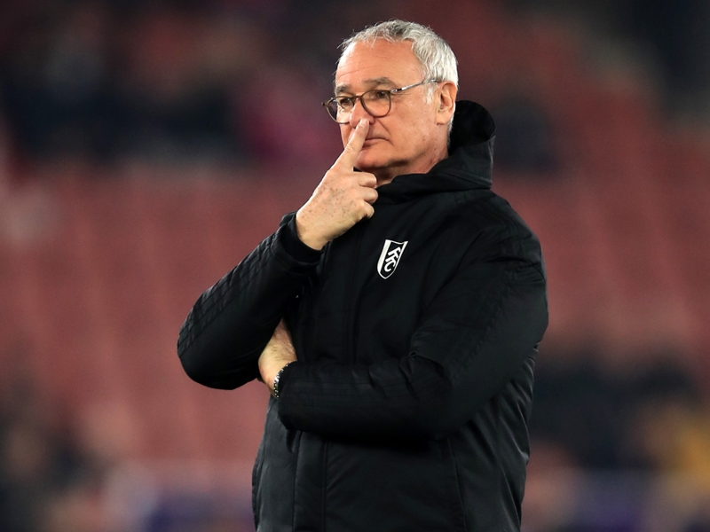 Under-pressure Ranieri unsure over Fulham future