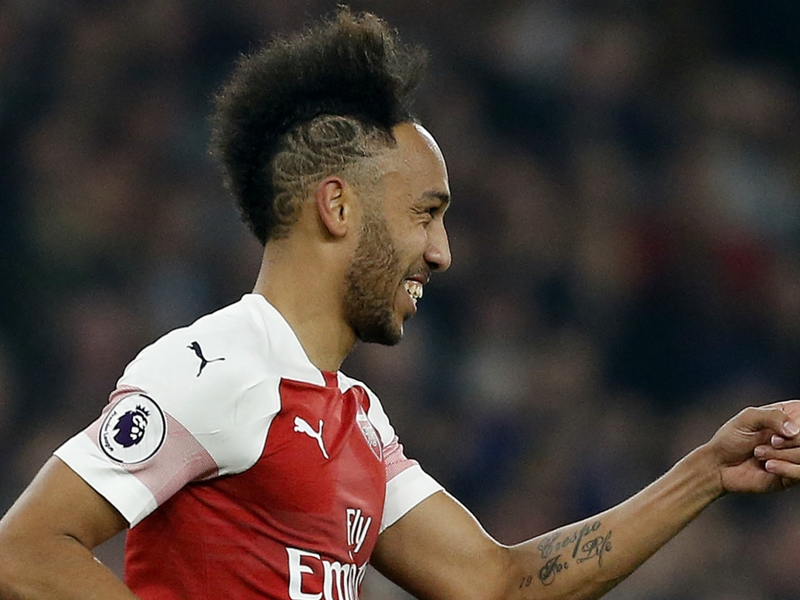 Arsenal-Rennes, Pierre-Emerick Aubameyang :