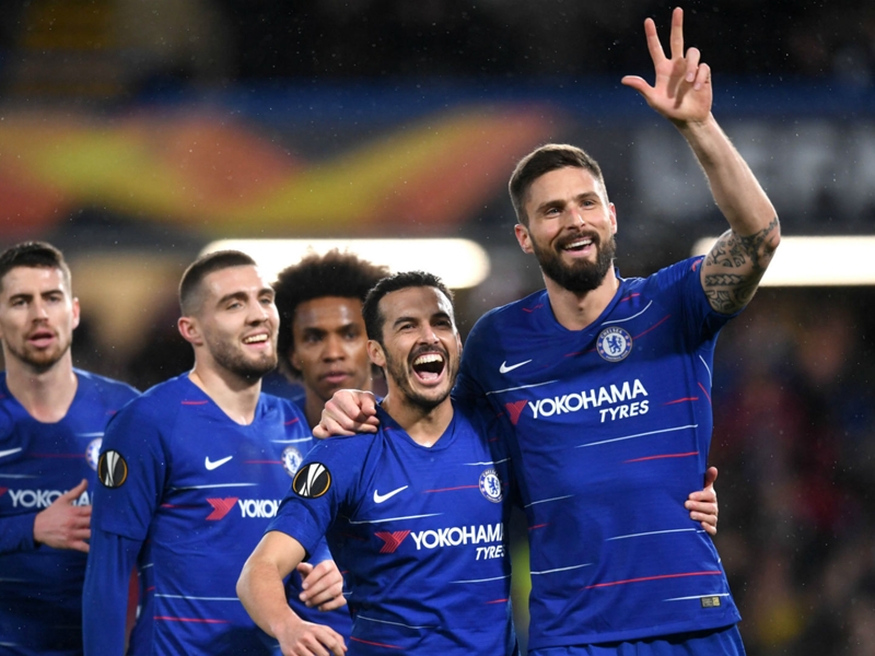 Chelsea 3 Dynamo Kiev 0: Sarri's side in driving seat