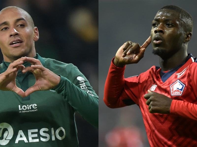 ASSE - Lille : Khazri / Pépé, le coup de la panne