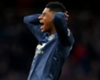 Marcus Rashford reacts in Manchester United's loss to Arsenal