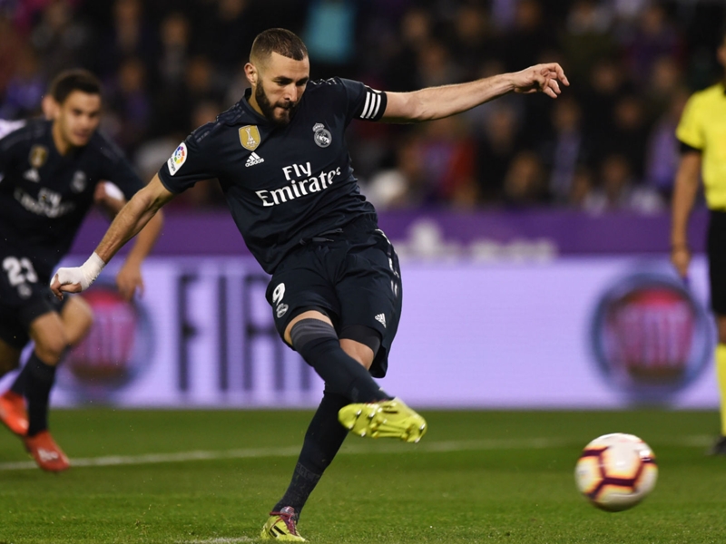 Real Valladolid 1 Real Madrid 4: Benzema at the double as Solari's men battle to win