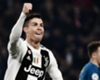CR7 comemora um de seus gols no primeiro hat-trick pela Juventus CR7 comemora um de seus gols no primeiro hat-trick pela Juventus