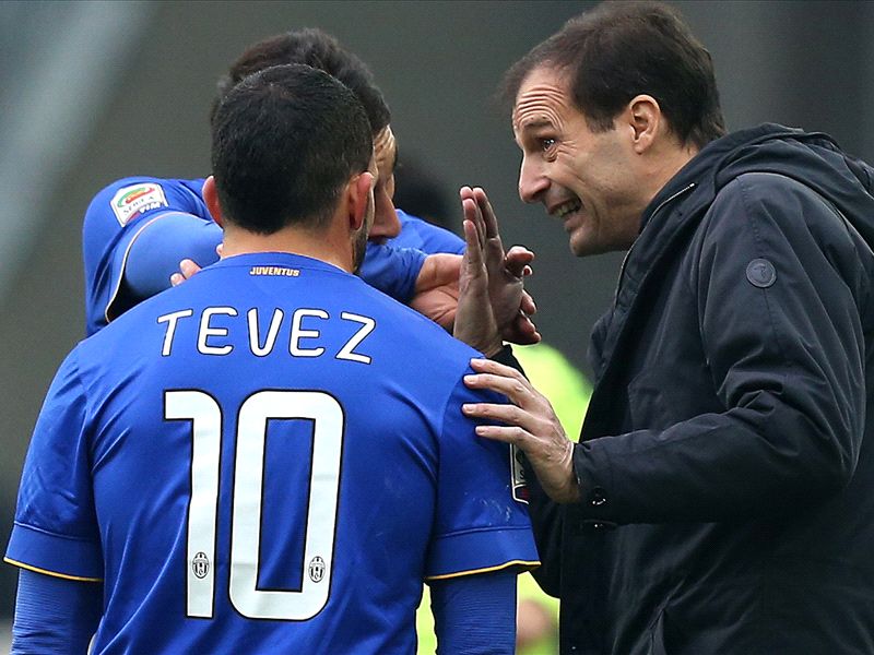 Allegri: Tevez too important not to start against Napoli