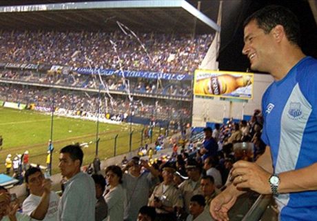 Rafael Correa también dio la vuelta