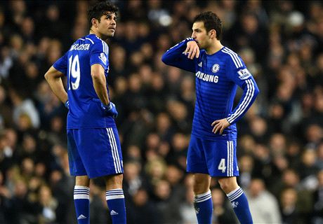 Fabregas' influence nullified by top teams