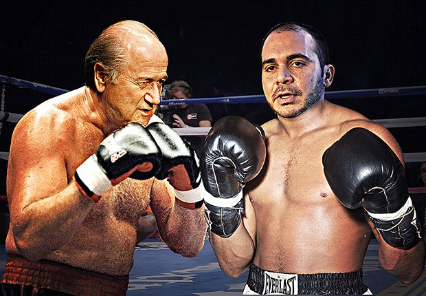 Ali steps into ring with Blatter