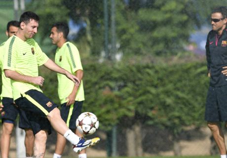 Messi & Enrique Sempat Bertengkar