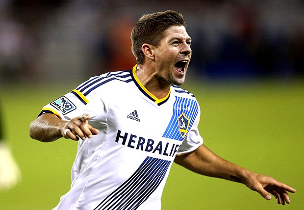 Steven Gerrard photographed wearing LA Galaxy kit - finally - Eurosport