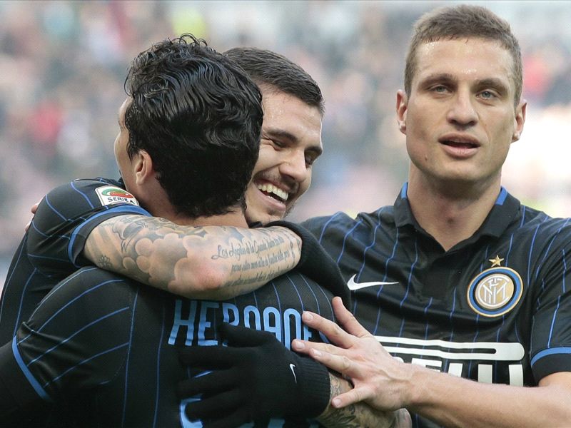 Inter 3-1 Genoa: Palacio, Icardi and Vidic score in Nerazzurri victory