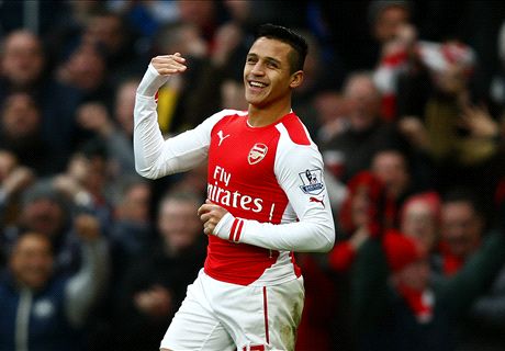 Alexis Sánchez grote man van Arsenal