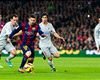 Messi cometió su primer penal y volvió a convertirle al Atleti