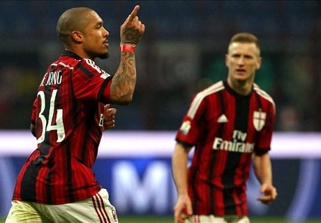 Lyon und Milan gehen hart zur Sache