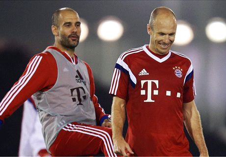 Nobody's better than Guardiola - Robben